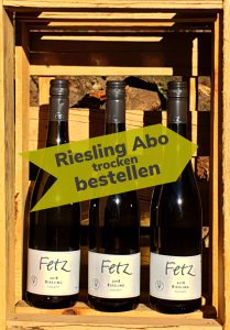 Wein Abo Riesling trocken 3 Flaschen